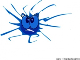 Angry Smiley clip art