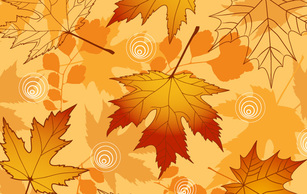 Brown Autumn Leaf Background