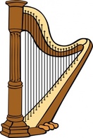 Brown Music Musical Harp Equipment Instrument