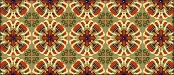 Classic tile pattern vector-4