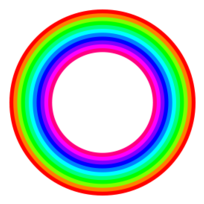 Color Rainbow Donut