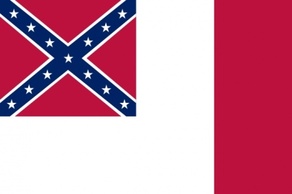 Confederate National Flag Since Mar clip art