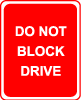 Do Not Block Dirve