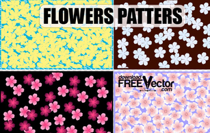 Free Art Vector Flowers Patterns