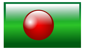 Glossy Bangladesh Flag II