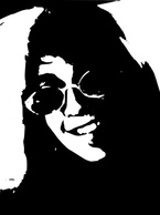 Head Lady Silhouette Woman Girl Face Glasses Smile Mujer