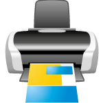Inkjet Printer Vector Image