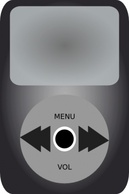 Ipod Music Player clip art