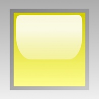 Led Square (yellow) clip art