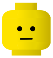 LEGO smiley -- calm