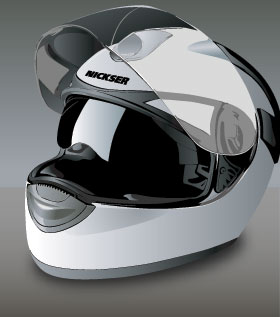 Motorcycle Helmet Vector