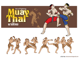 MuayThai Martial Arts Vector