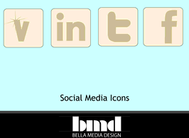 Muted Social Media icons including <a href=