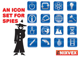 NixVex Icons for Spies Free Vectors