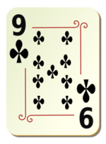 Ornamental deck: 9 of clubs