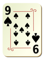 Ornamental deck: 9 of spades