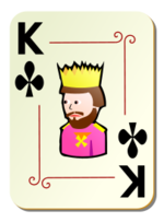 Ornamental deck: King of clubs