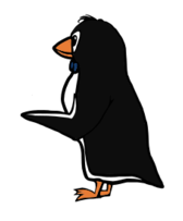 Pointing Penguin