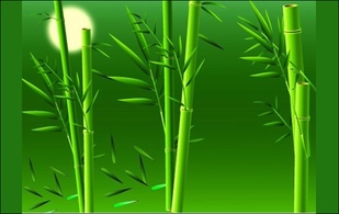Real bamboo vector material