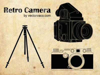 Retro Camera Vector
