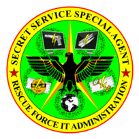 Secret Service Special Agent Rescue Force IT Administration badge