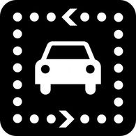 Sign Black Back Drive Map Symbol Car Symbols Way Road Cars Test Path Inverse Return