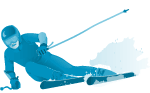 Skier Vector Image