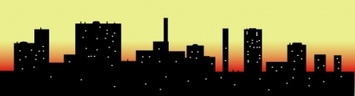 Skyline Cityscape Sky Scrapers clip art