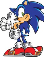 Sonic vector icon