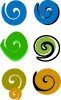 Spiral Illustrator Symbols