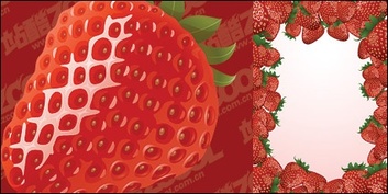 Strawberry vector material