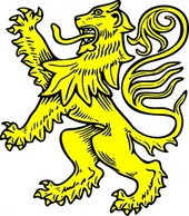 Symbol Stand Lion Animal Mammal Legend Lions Scottish Rampant