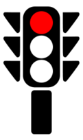 Traffic semaphore red light