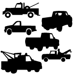 Truck Vector Silhouettes