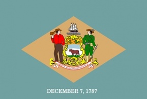 Us Delaware Flag clip art