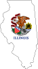 Vector Map Of Illinois