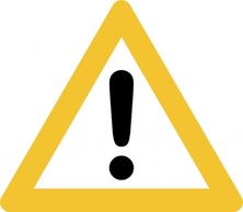 Warning Sign clip art
