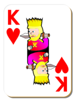 White Deck: King of Hearts